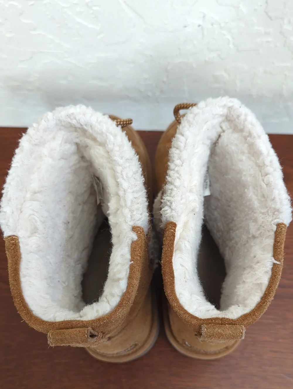 Koolaburra by Ugg Girls' Chestnut Michon Lace-Up Short Winter Boots Size 3